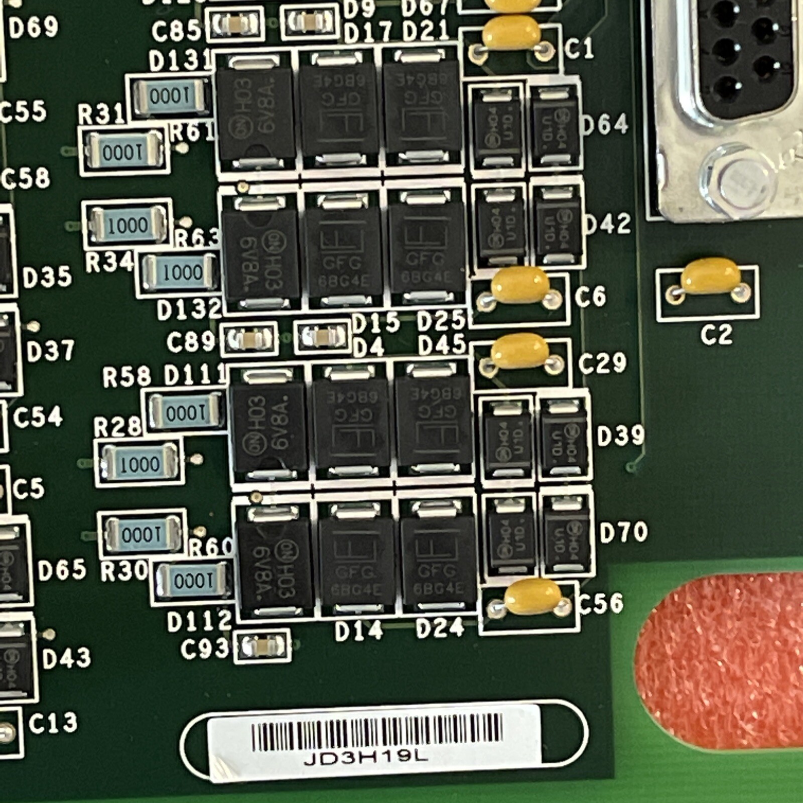 IS200TPROH1B CB GENERAL ELECTRIC TERMINATION BOARD PROTECTIVE