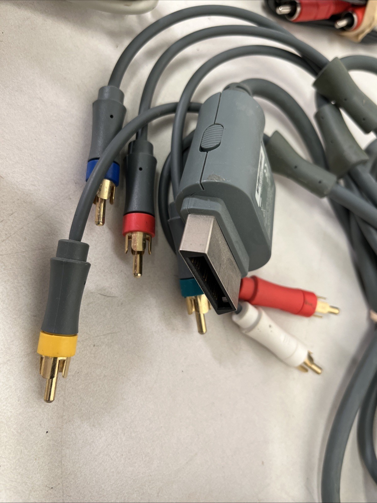 Mix Electronics Lot Microsoft Xbox 360 TV Surround Sound Cables Printer RCA WIRE