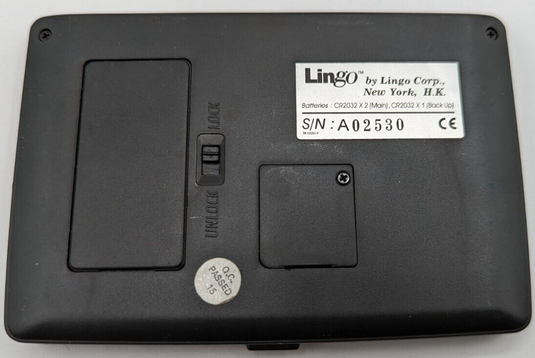 Motorola Blur Bravo,MB520,LG UX3300,Lingo Translator, Seiko Pocket Dictionary