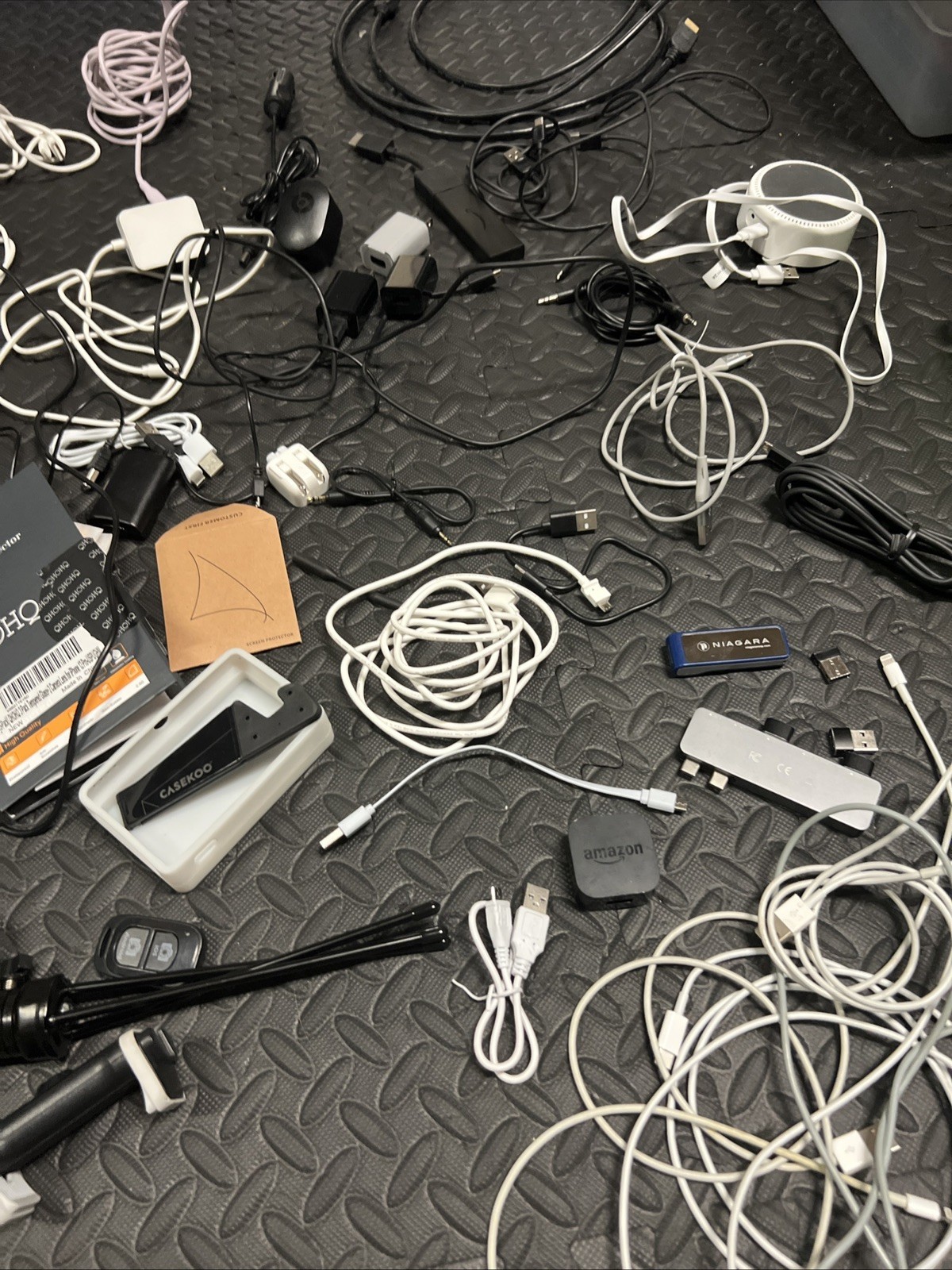 Electronics Accessories Bundle – Cables, Chargers, Fire Stick, Speaker & More