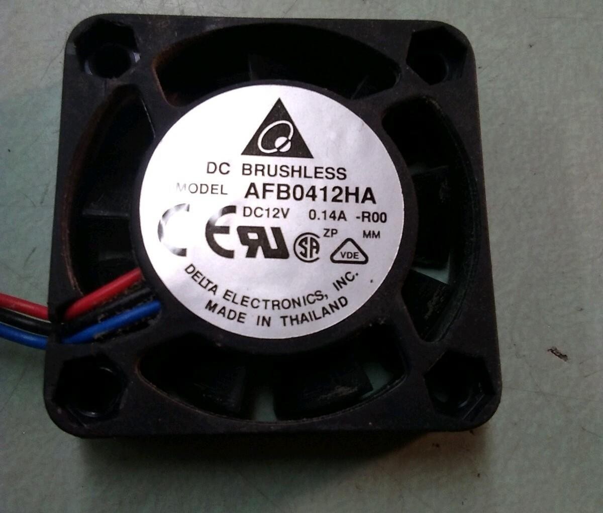 Delta AFB0412HA-R00 fan 12V 3pin 0.14A