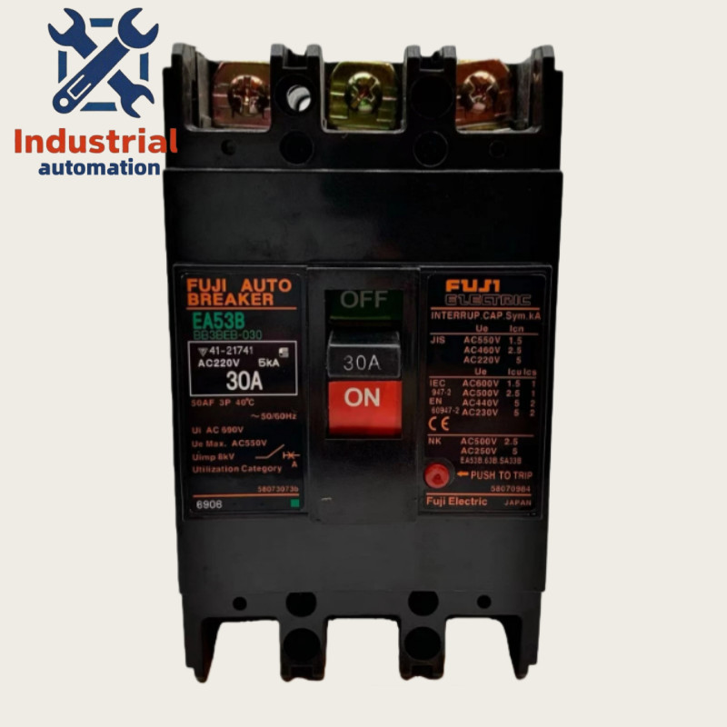 1PCS BRAND NEW Fuji air switch leakage protection circuit breaker EA53B 3P 30A