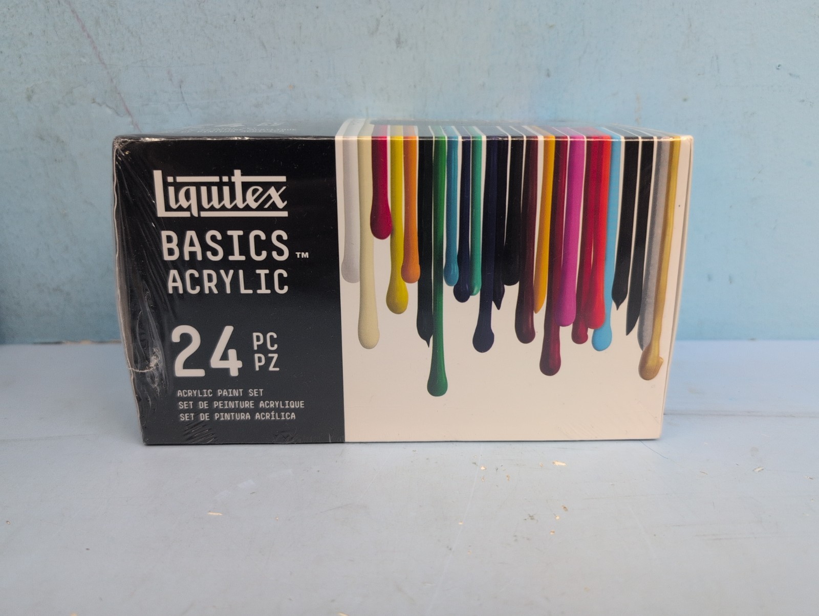 Liquitex Basics Acrylic Paint Set of 24 x 22ml Tubes Assorted Colors