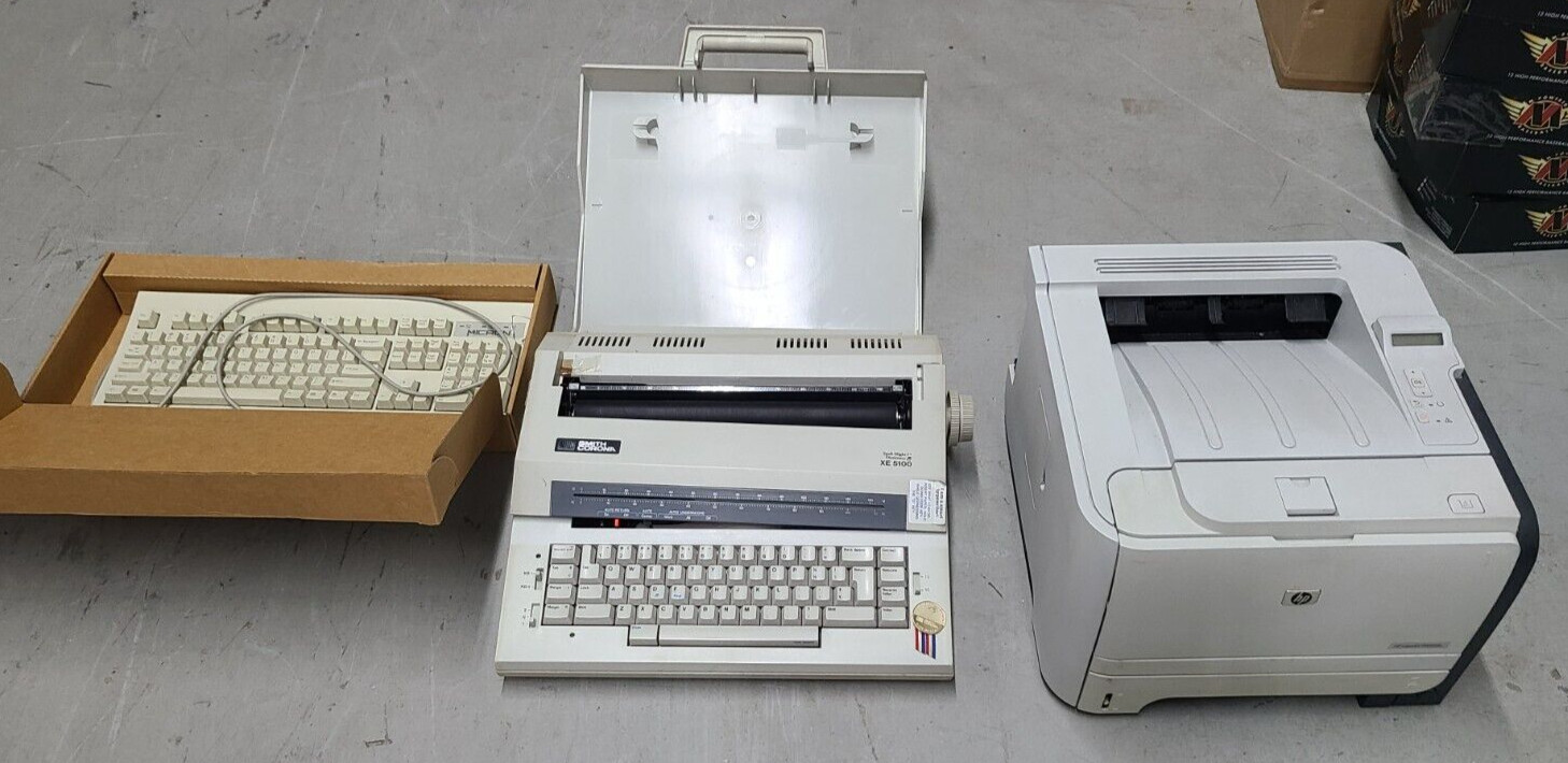 8 PIECE LOT BRANDED ELECTRONICS FLAT SCREEN TV COPY MACHINES(2) DELL Tower ETC