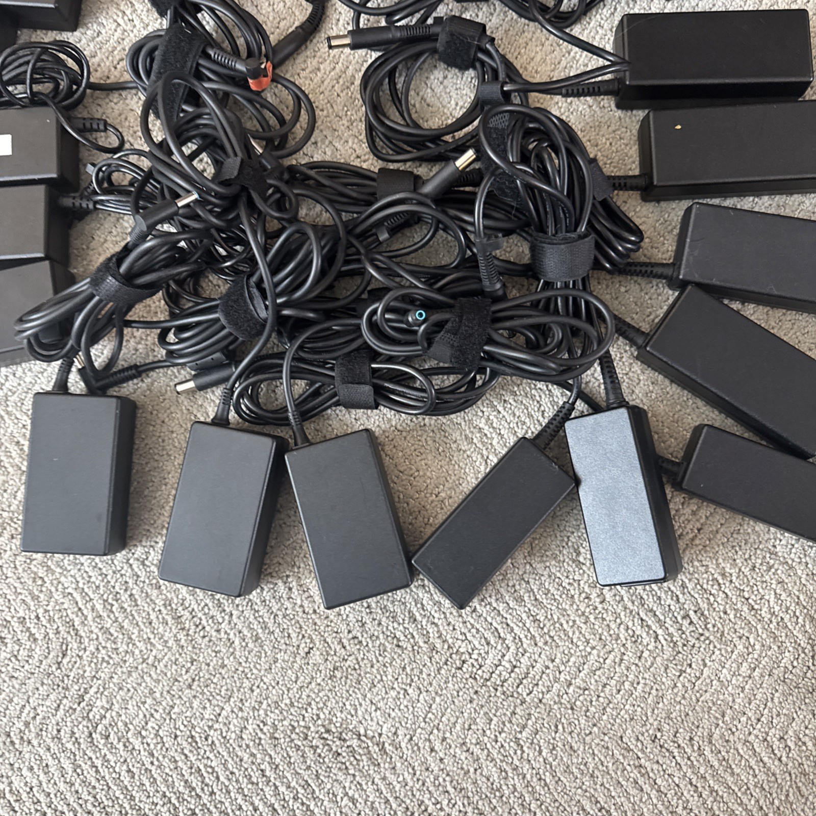 Lot of 39 HP AC Adapters. Multiple Models. Some Used Some New. Listing Untested
