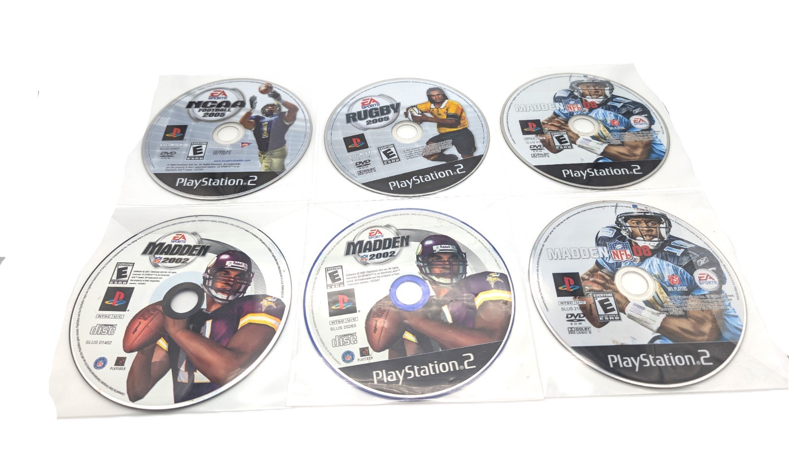 EA Sports PS2 Football Collection – 22 Games Total (Madden, NCAA, Rugby) LOT
