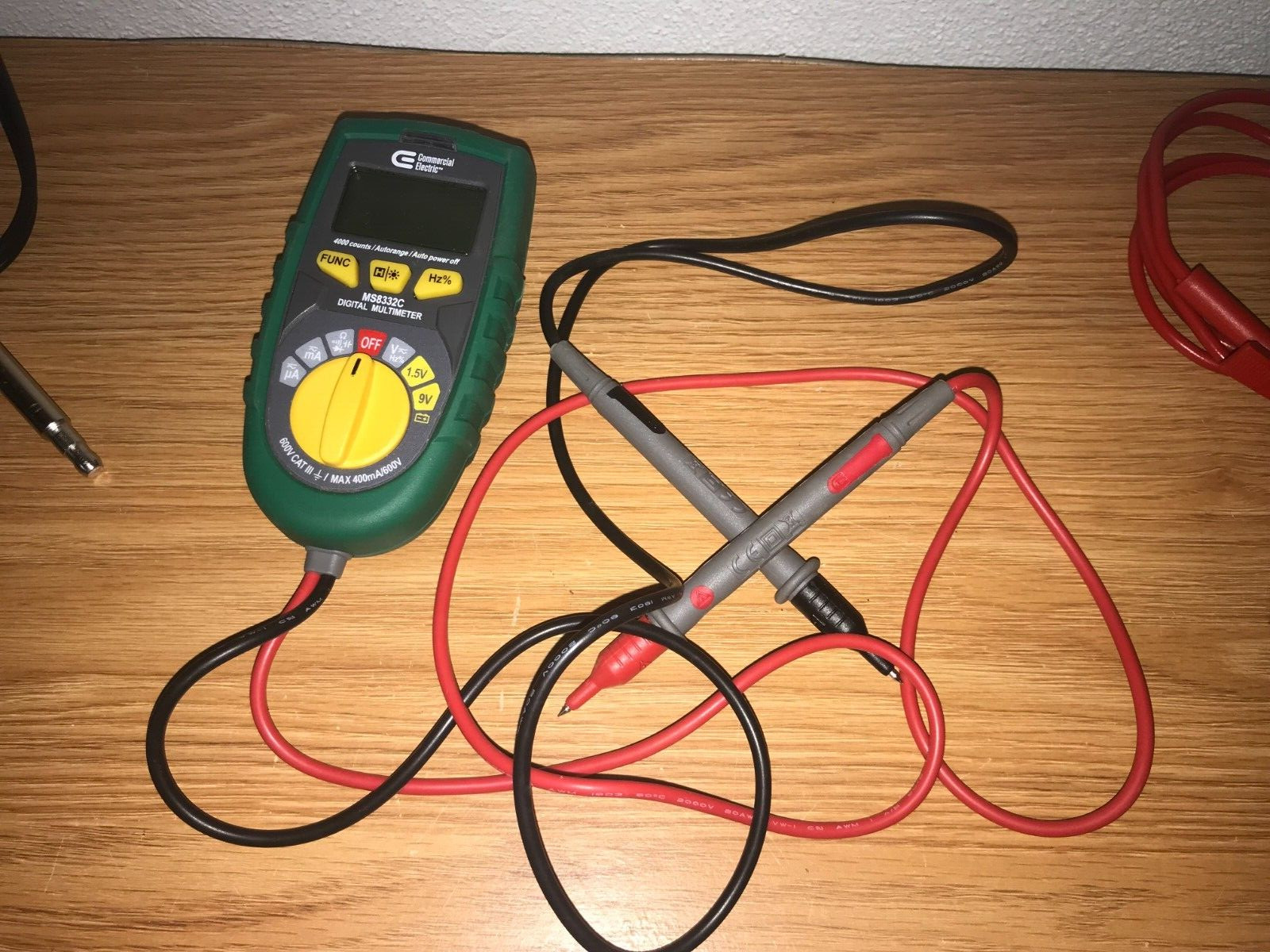 LOT OF ELECTRONIC TESTERS TOOLS: REMOTE STARTER, MULTIMETER, DISTRIBUTOR LIGHT