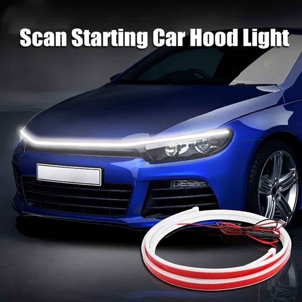 Upgrade Your Vehicle With A Universal 12V, 10W Start-Scan Car LED Hood Light Whi