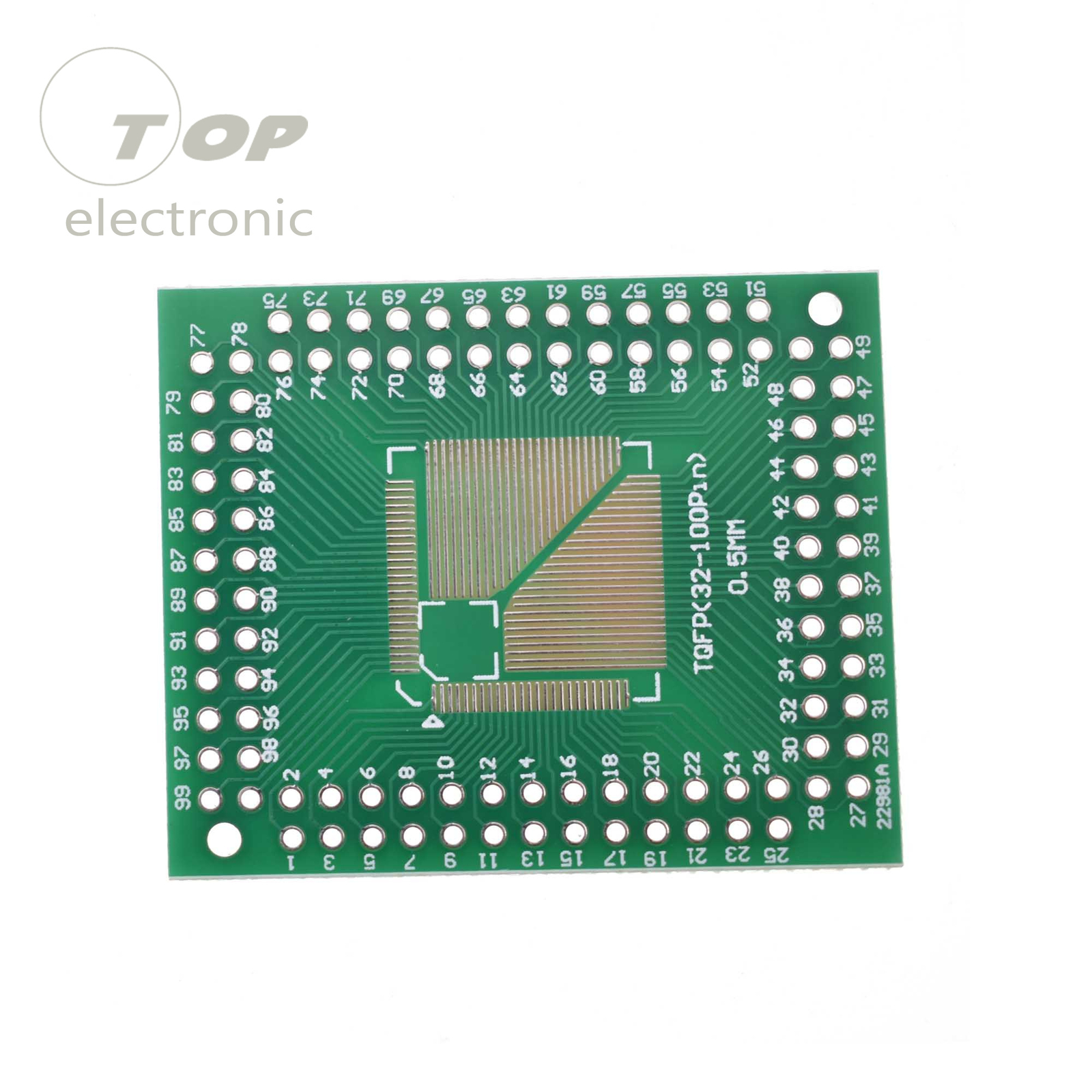 10pcs QFP/TQFP/LQFP/FQFP 32/44/64/80/100 to DIP Adapter PCB Board Converter M151