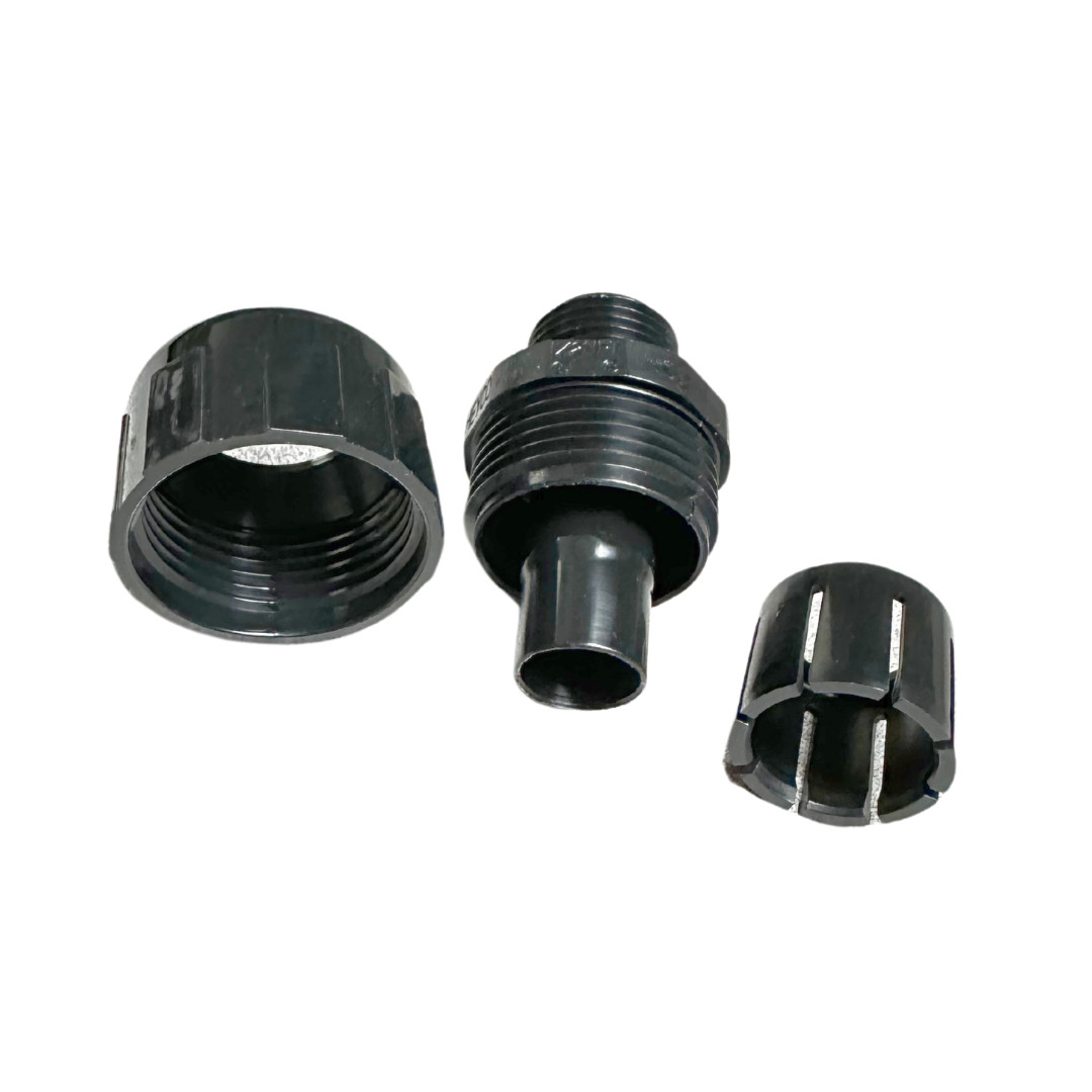 1/2″ HEYCO 8402 -FLEX LIQUID TIGHT FITTING- CONDUIT BLACK (100pcs in stock only)