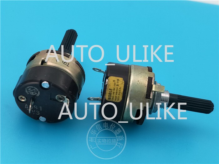 1PC Japan Noble Rotary Power on/off switch A9S1 TV3 250V 8A length 25mm 2-PIN