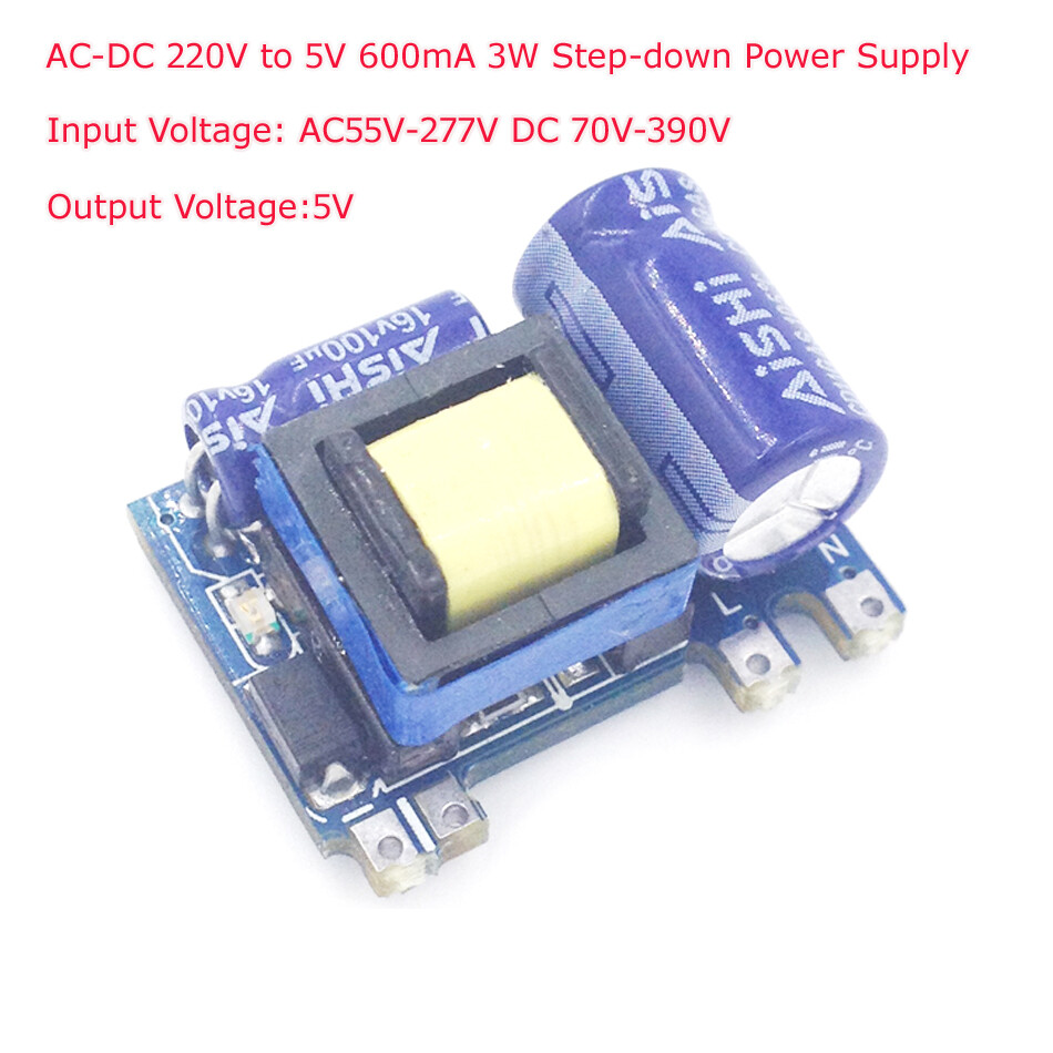 AC-DC 220V to 5V 600mA 3W Step-down Buck Power Supply Module High Quality