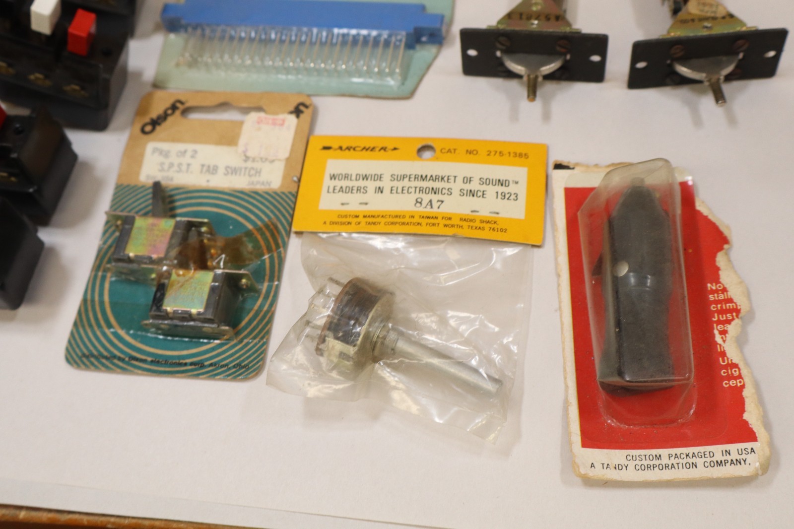 Misc Electronics components switches potentiometers