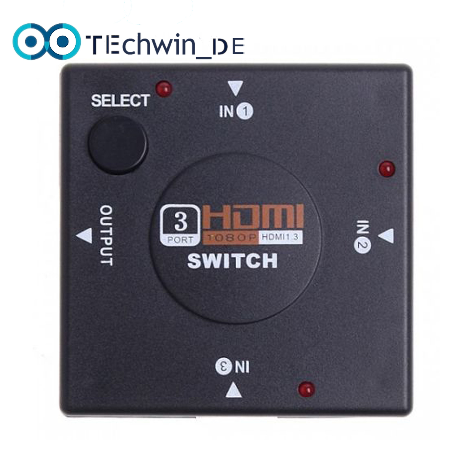 HDTV PS3 1080P MINI Switcher definition video 3 Port HDMI Switch Splitter