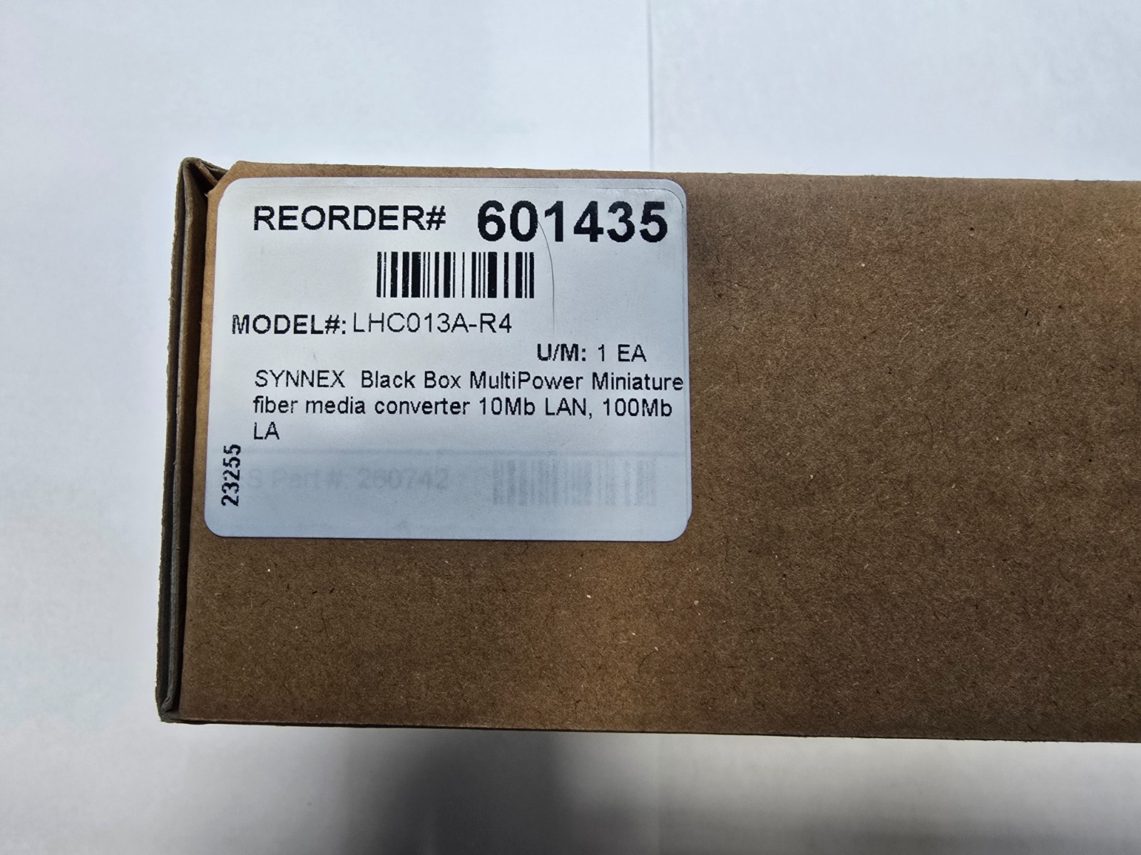 BLACK BOX LHC013A-R4 Miniature Media Converter LFPT 10/100 Mbps