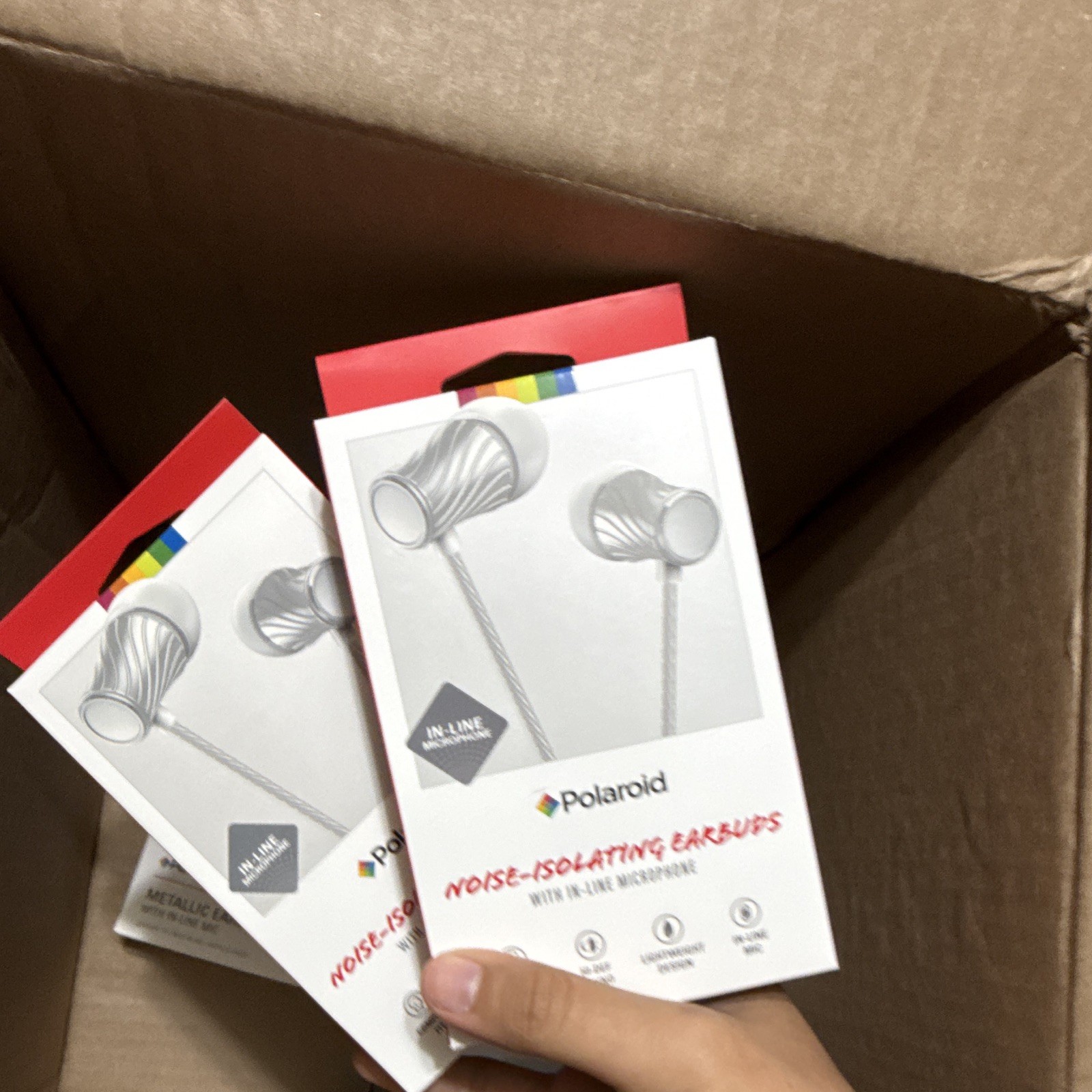 Sharper Image Alexa Speaker + Packard Bell Webcam + Polaroid Earbuds