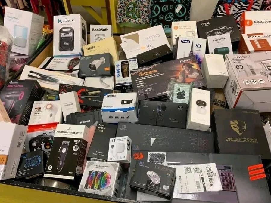 Mystery Clothing and Electronic Box