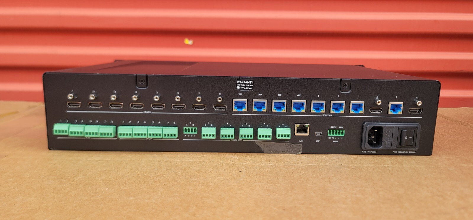 Atlona AT-UHD-PRO3-88M 4K/UHD 8×8 HDMI to HDBaseT Matrix Switcher