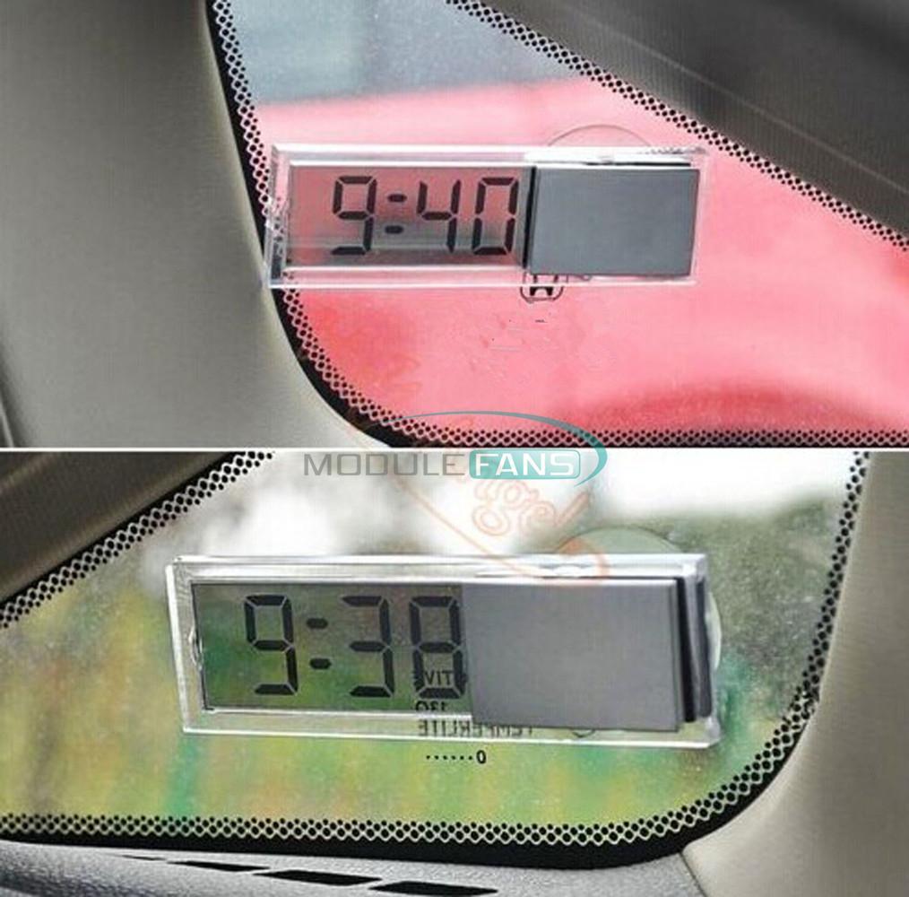 Digital LCD Display car Time Clock for Car-Truck-Bike Interior Windshield