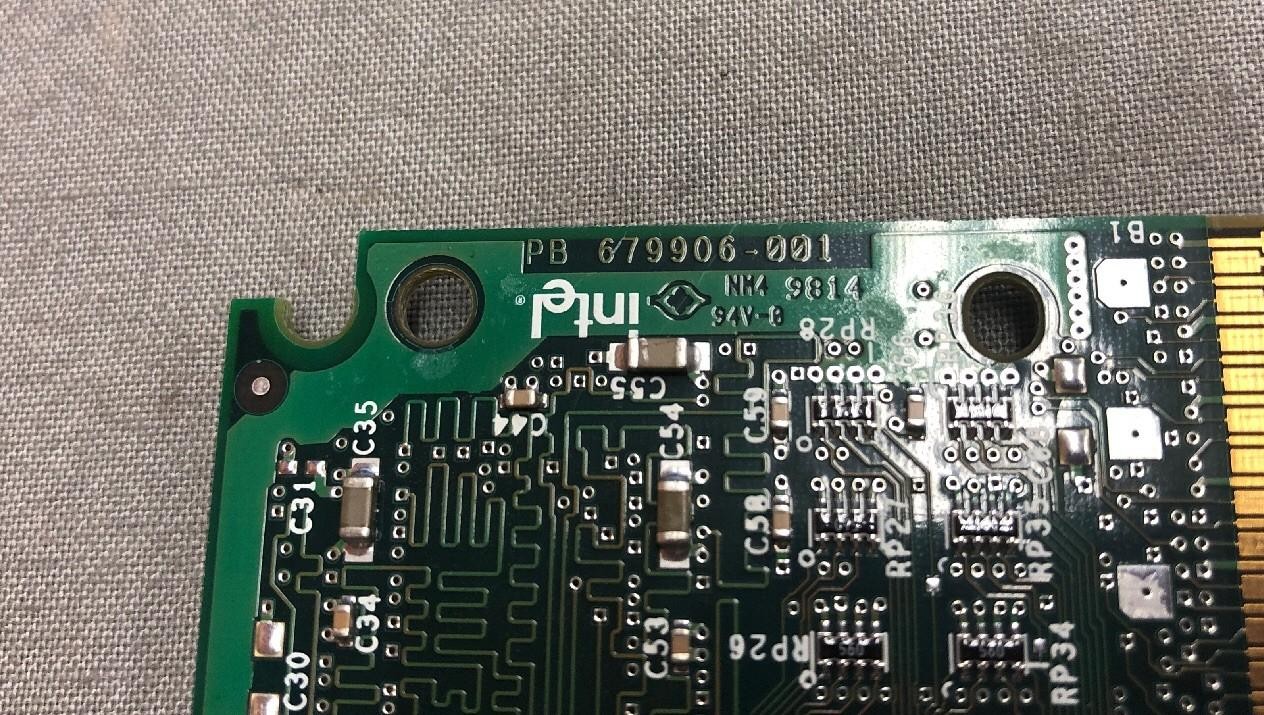Intel PENTIUM II 1 CORE 350 MHZ CPU Card 679906-001