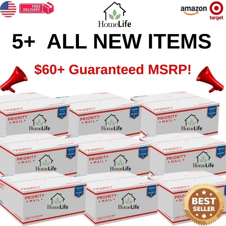 Assorted Amazon Product Bundle Lot – 5+ Items Liquidation Box – $60+ Value – New
