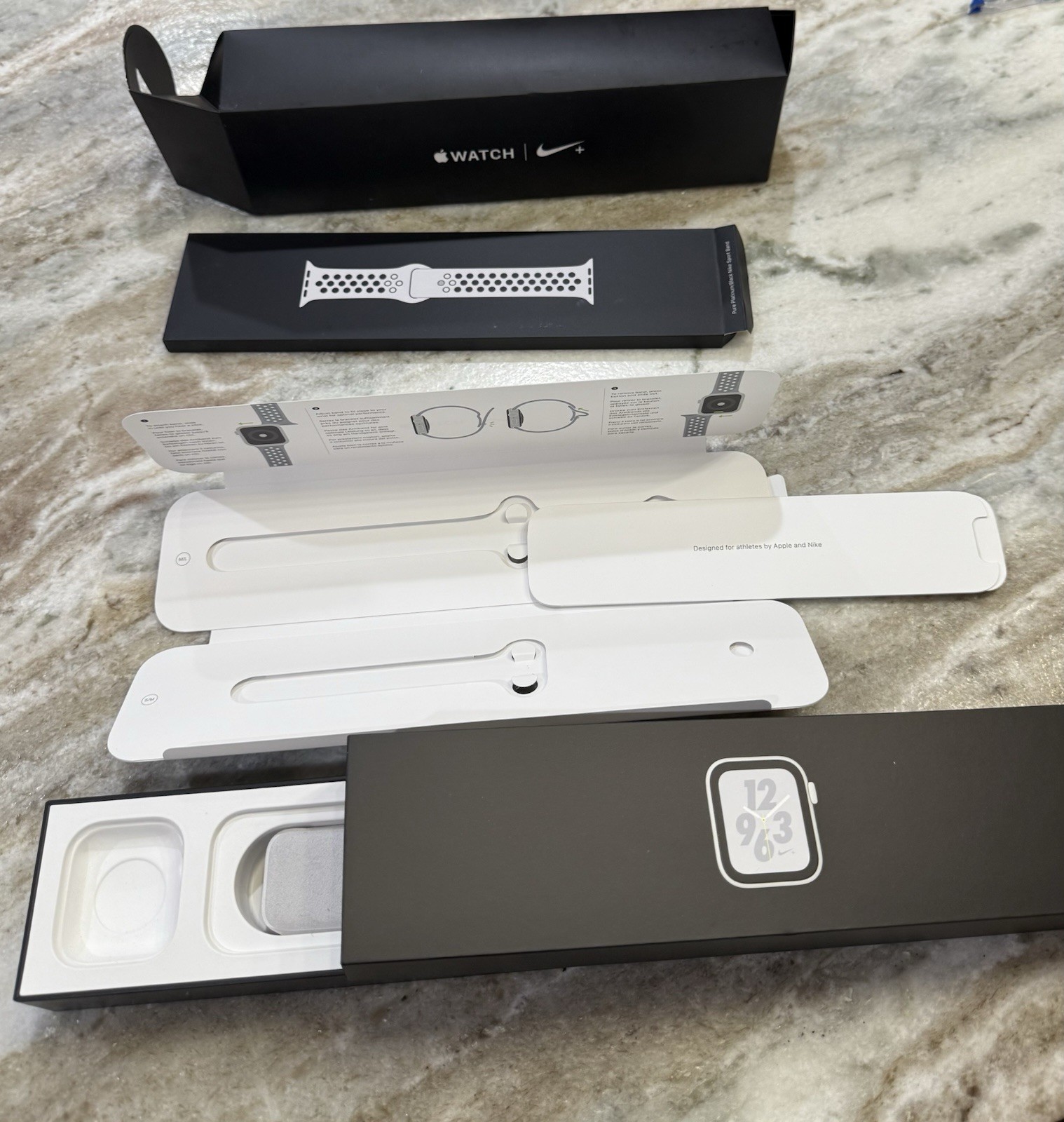 Apple Watch Box With All Directions And Internal Boxes. ALL EMPTY boxes/inserts