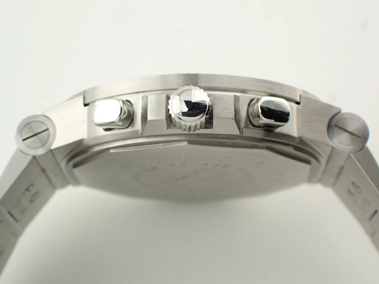 Bvlgari Watch Diagono Chronograph Tachymetric Black Silver SS 40mm CH40SSDTA Men