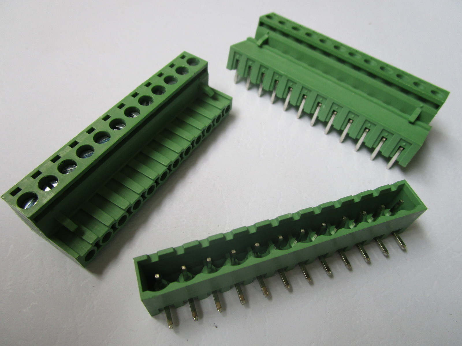 30 pcs Close Angle 12 pin 5.08mm Screw Terminal Block Connector Pluggbale Type