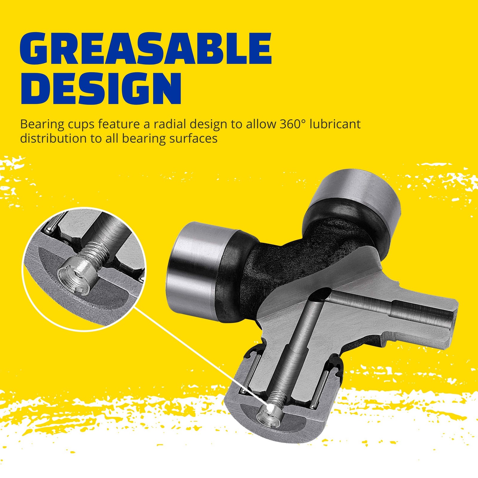 MOOG 232 Greaseable Super Strength Universal Joint for Ford F-150