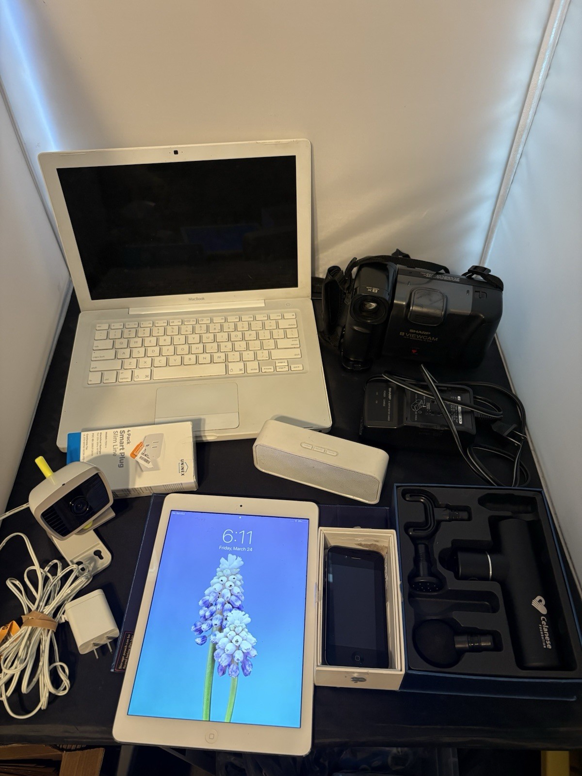 Junk Drawer Mixed Lot of Electronics Gadgets As-Is Used Untested Parts Repair