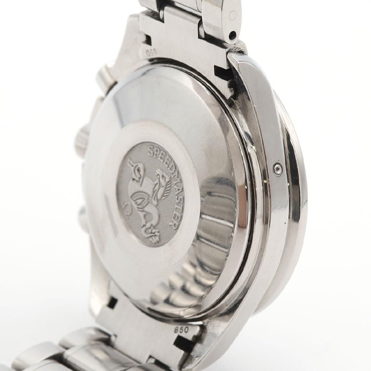 OMEGA Speedmaster Day-Date Triple Calendar Watch SS Auto Silver Dial 3523.30 Men