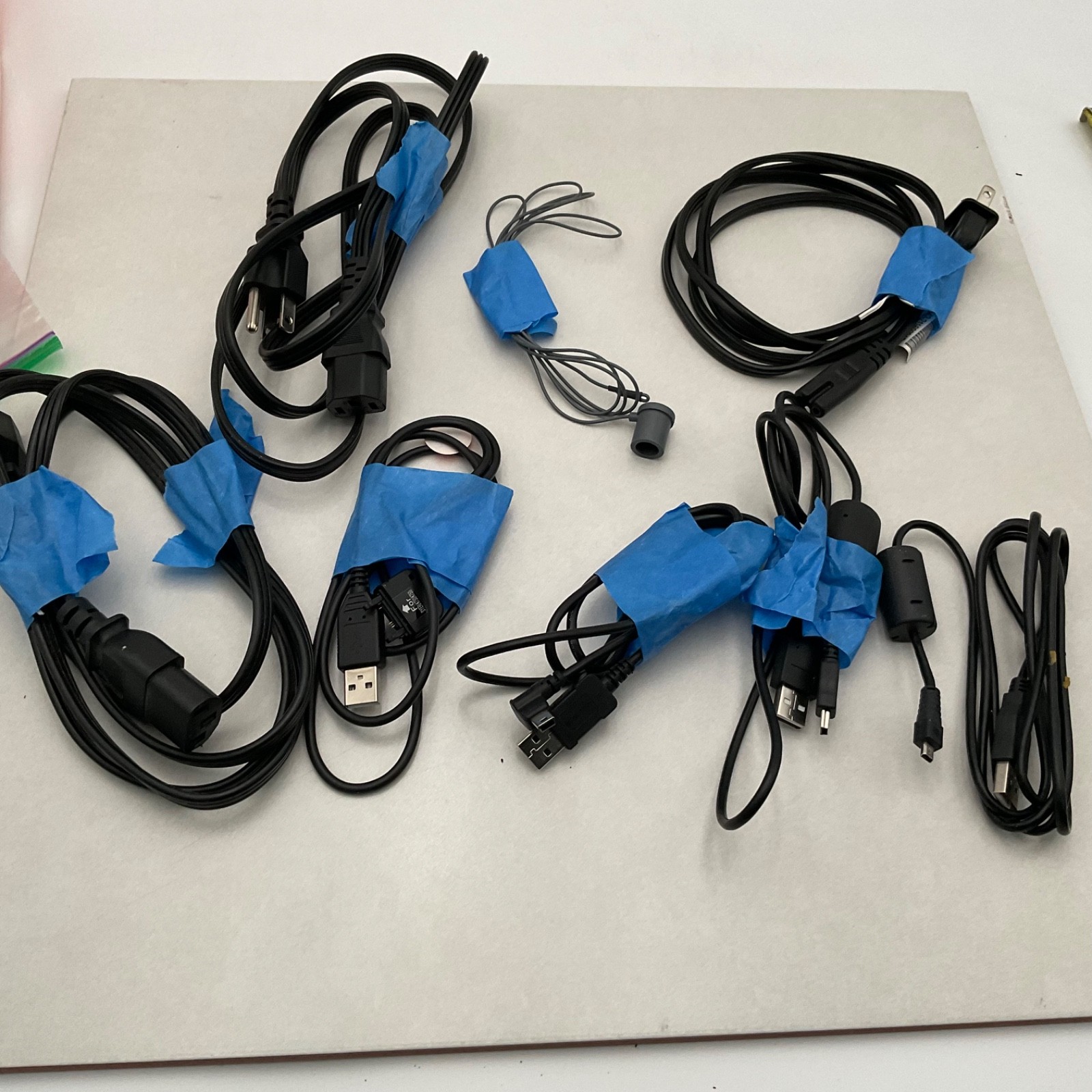 Mix Lot Electronic Cables USB Power Cords Mini USB Samsung Adapter ComputerCable