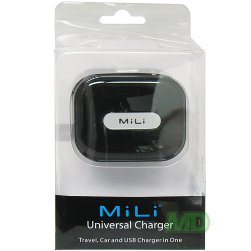 MiLi Universal Car & Wall USB Charger Adapter for iPod Touch 2nd 3rd 4th Gen