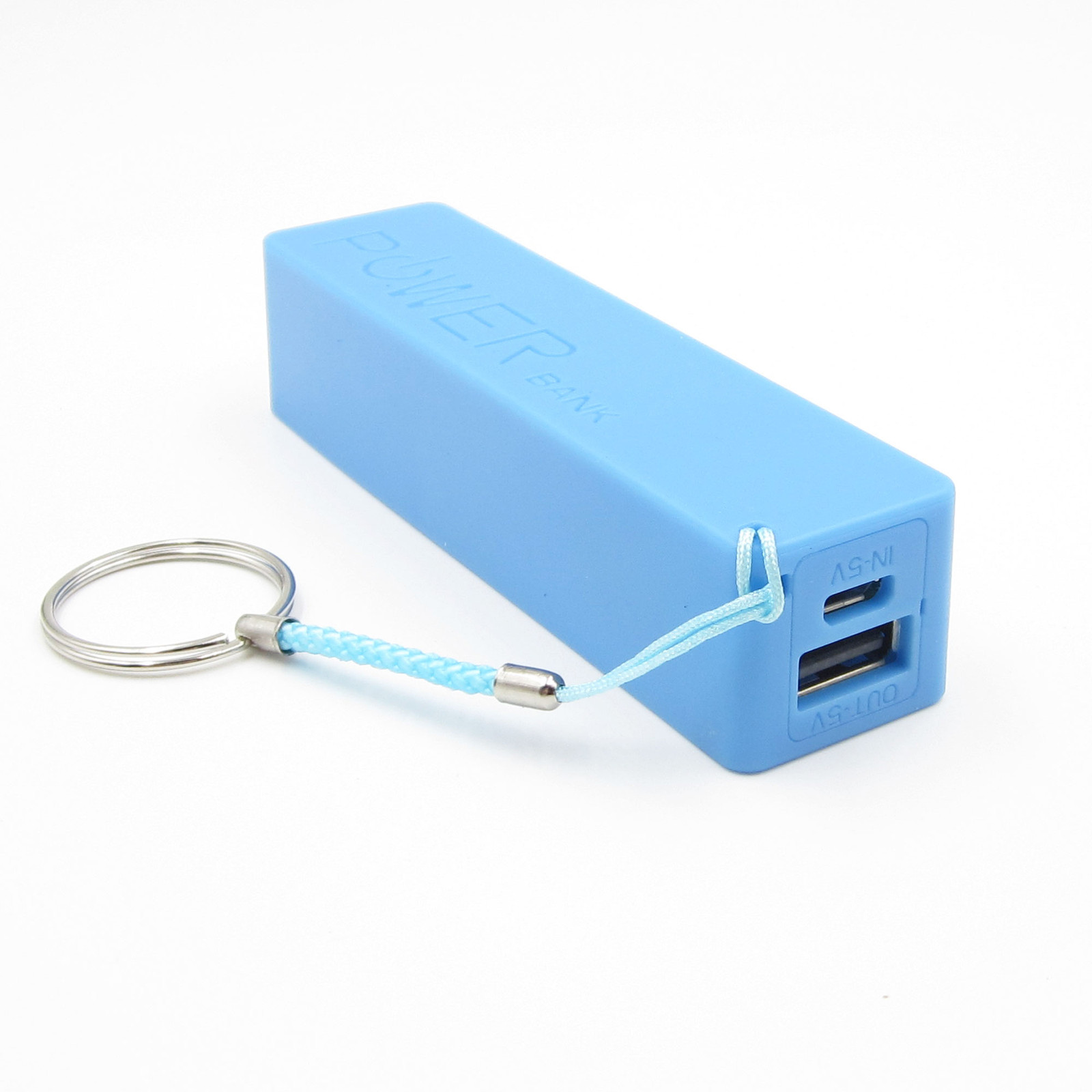Portable USB Mobile Power Bank Charger Pack Box Battery Case 1 x 18650 DIY blue