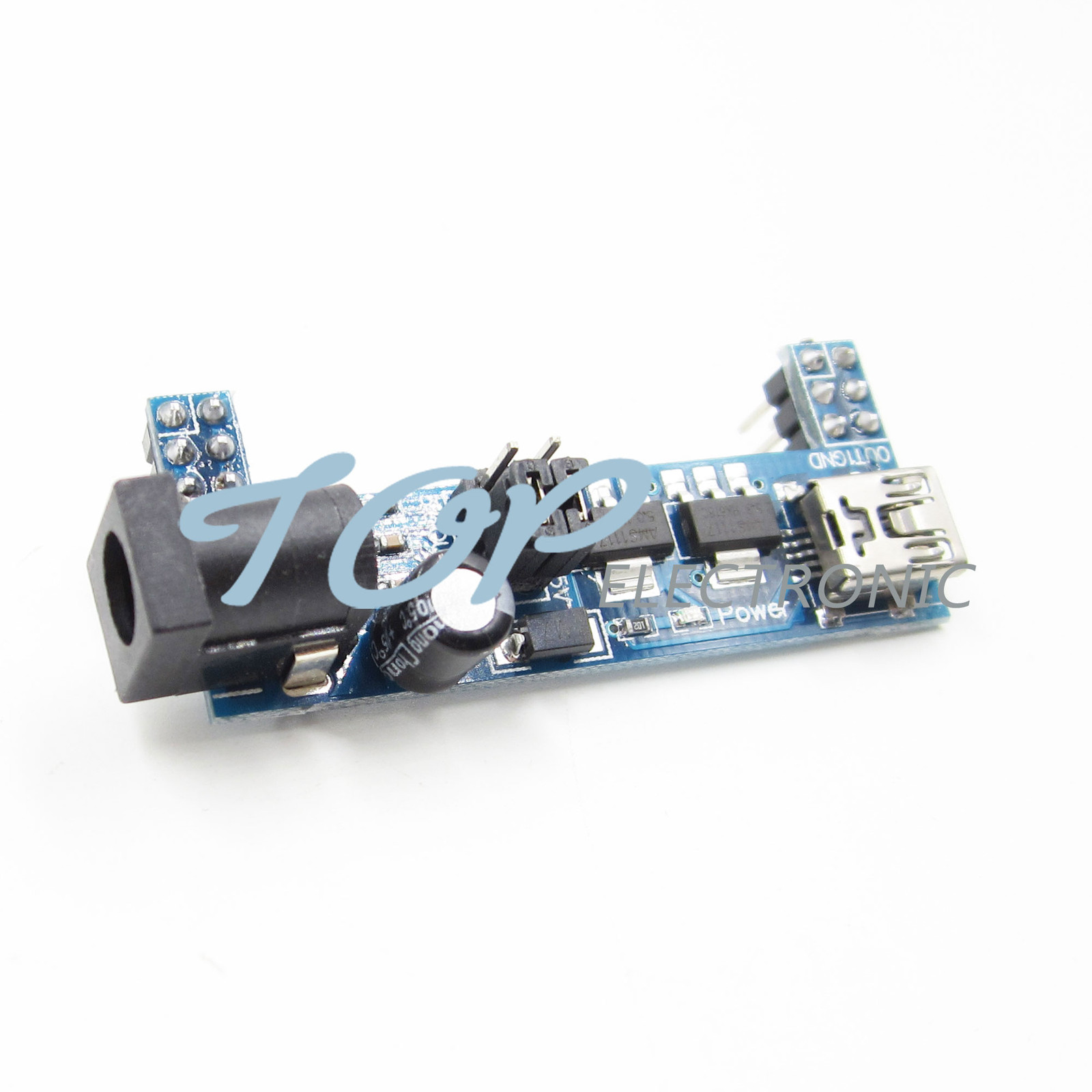 10PCS MB102 Breadboard Power Supply Module 3.3V 5V Solderless Arduino mini usb