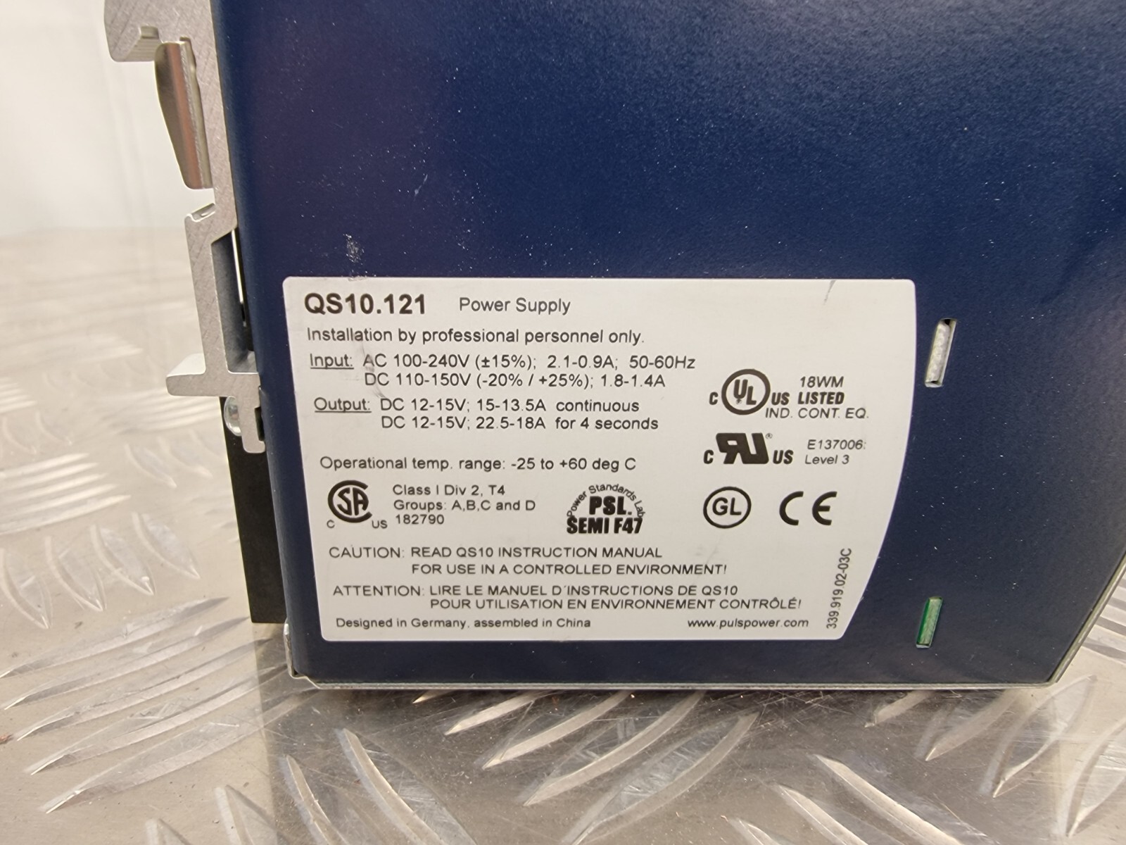 PULS QS10.121 DC Power Supply