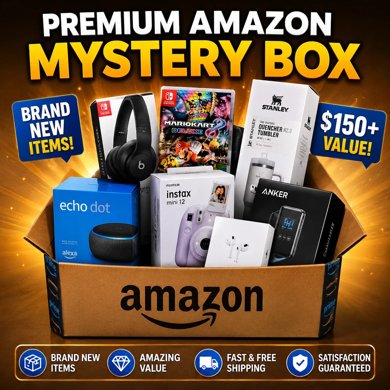 Collector’s Liquidation Box – Random New Items from Multiple Category – Large