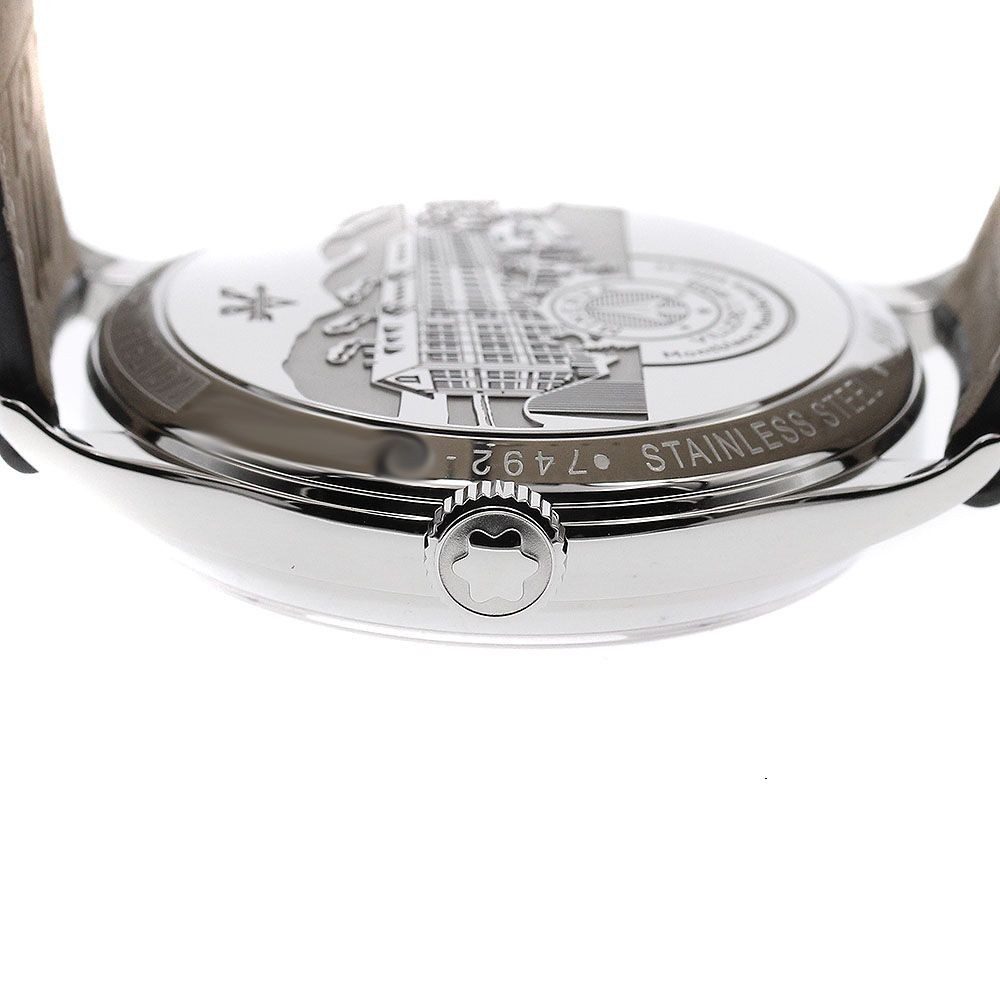 Montblanc 7492 119948 Heritage GMT Automatic Stainless Steel Leather Men’s Watch
