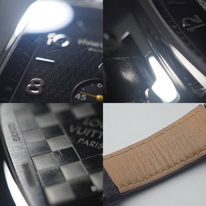 LOUIS VUITTON Watch Speedy Q263G Small Seconds Black Dial w/Box, Warranty Card