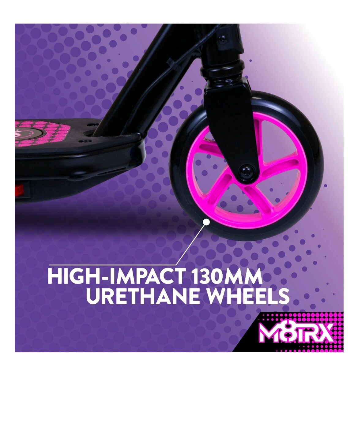 M8TRX pink 12V Electric Scooter for kids Ages 6-12 Powered E-Scooter￼￼