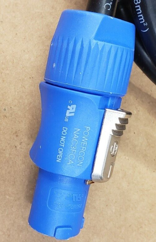 NEUTRIK POWERCON NAC3FCA 14/3 300V SJT Cable 5ft