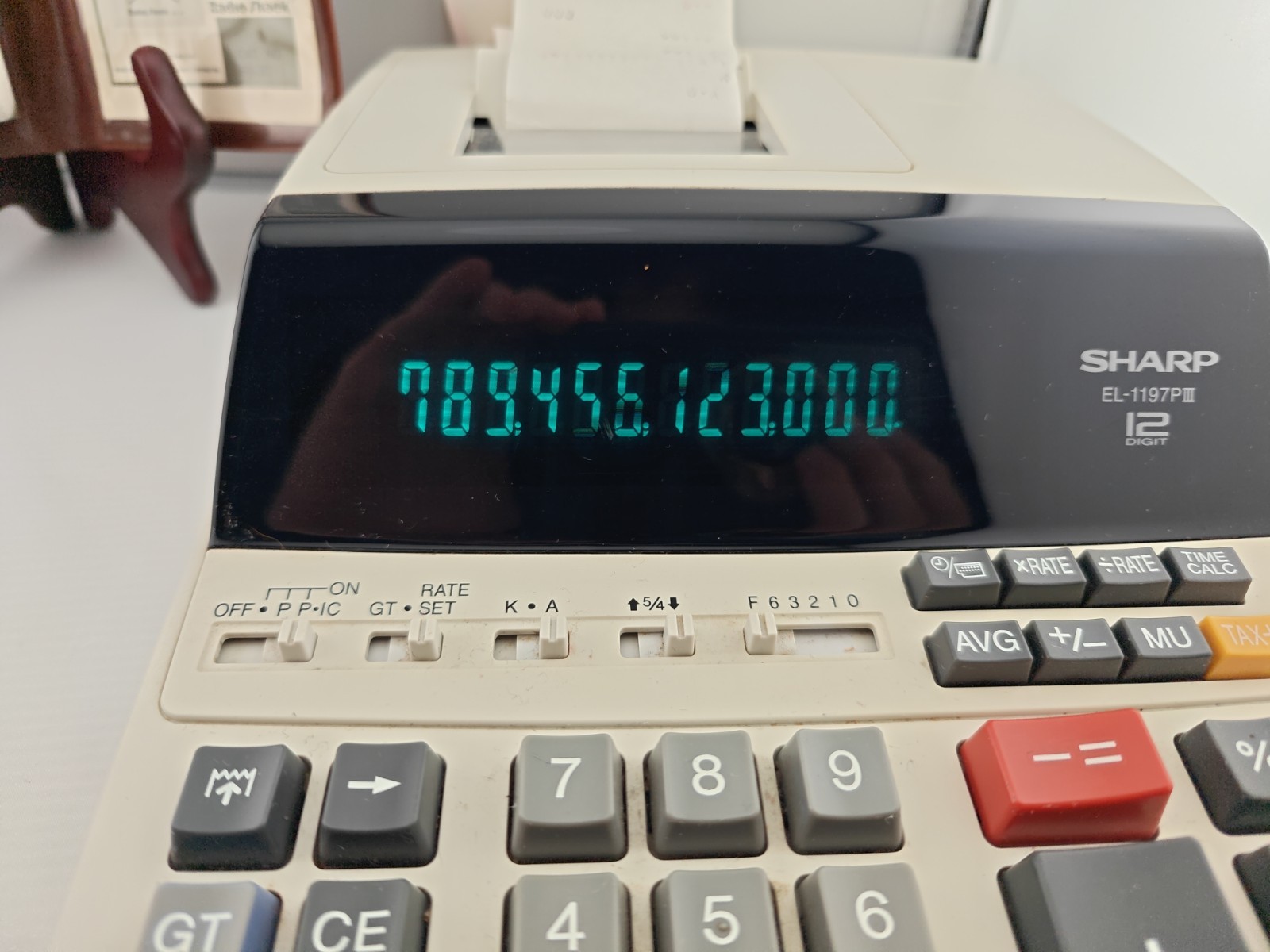 VTG Sharp EL-1197PIII Electronic Printing Calculator & Radio Shack Calculator