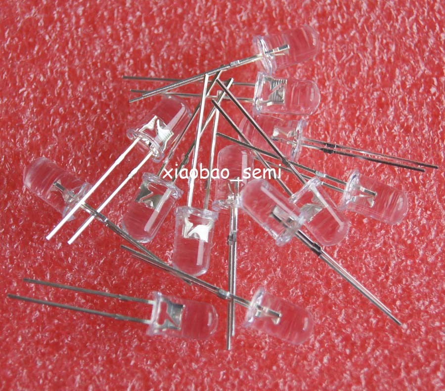 1000PCS Yellow Superbright LED Light Water Clear 5mm Round