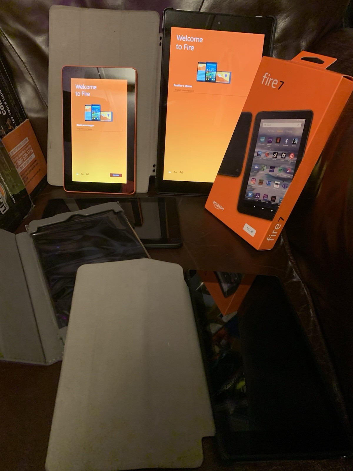 Bundle Of Great Condition Amazon Fire Tablets