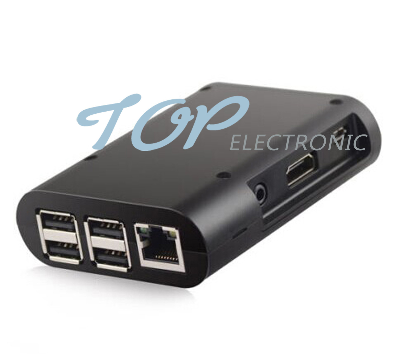 5PCS Black ABS Protective Enclosure Case Box For Computer Raspberry Pi 2 B/B+ V1