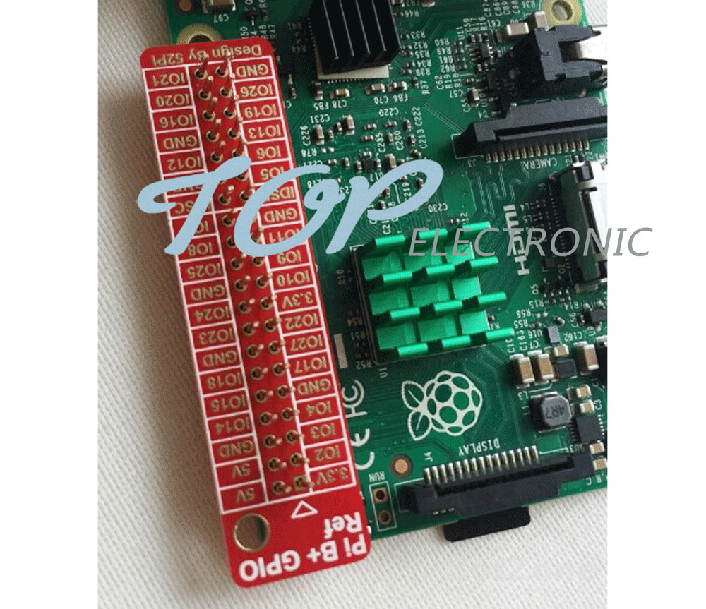 2PCS GPIO Ref Double side Board fit /w Raspberry Pi Type 3/B+/2 Model B