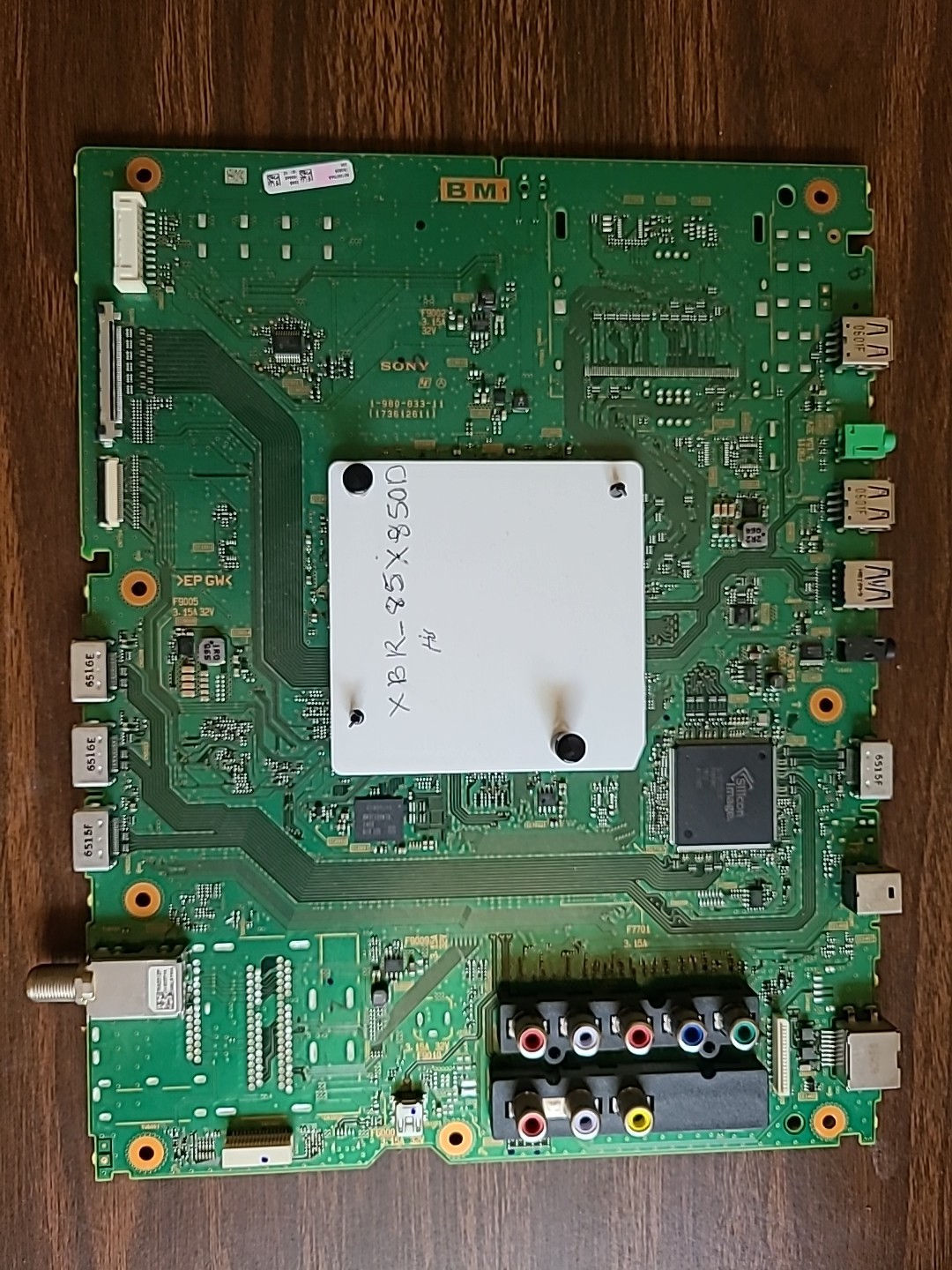 SONY XBR-85X850D MAINBOARD 1-980-833-11. A2129704A. NO POWER need Repair .