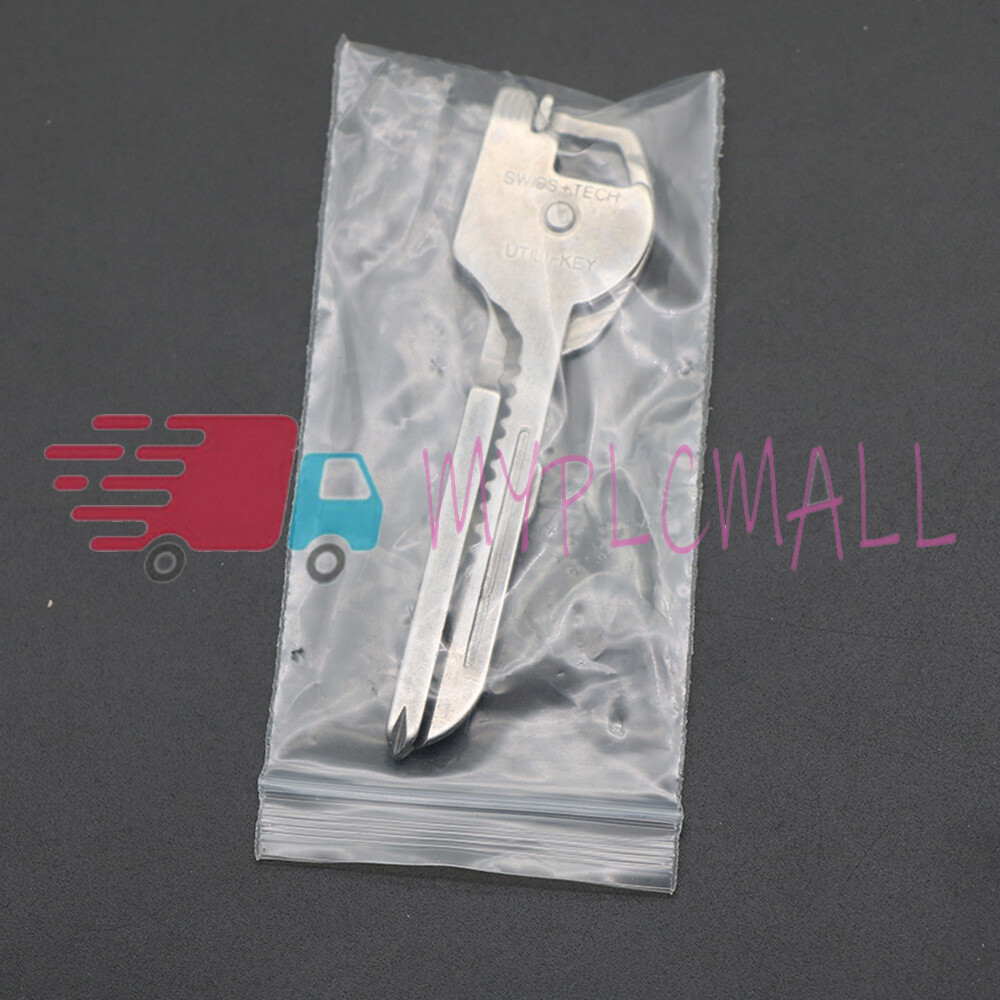 6-in-1 Utili Key Tool Keyring Keychain Gadgets Multifunction Stainless Steel 1PC