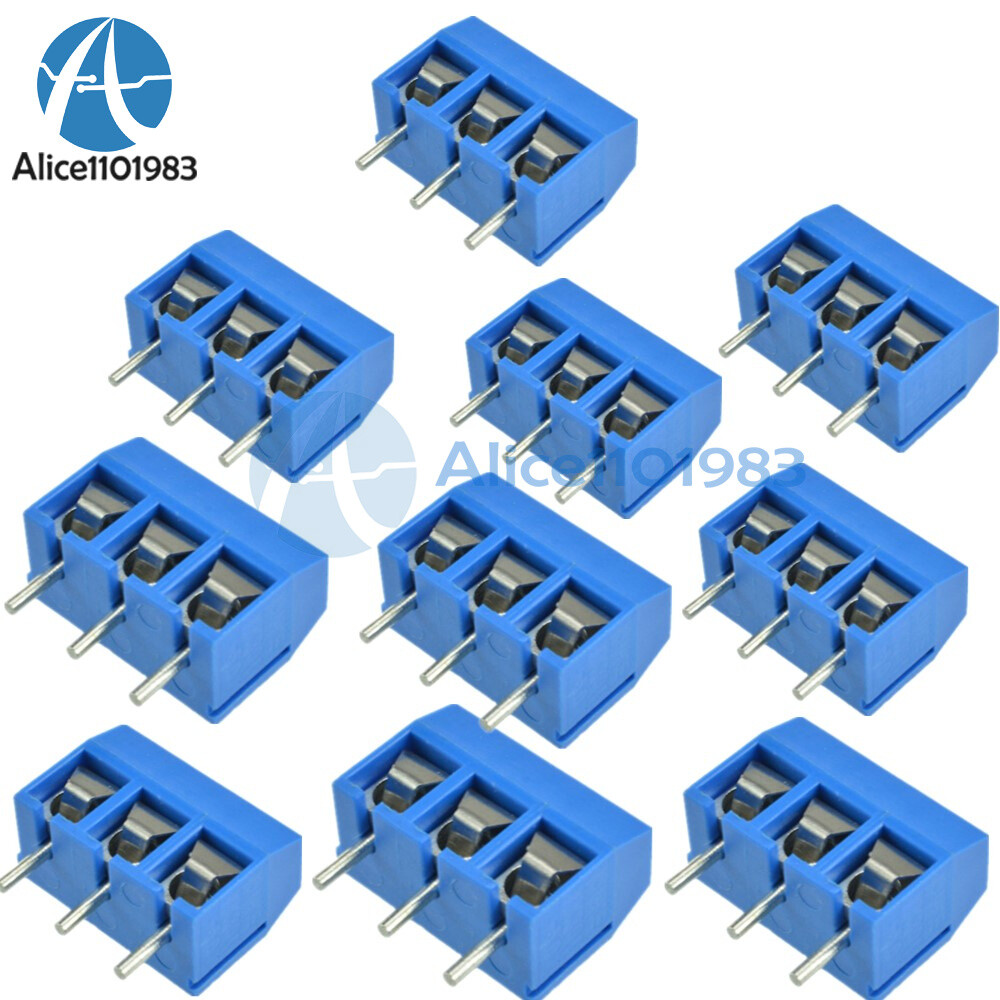 10PCS KF301-3P 5.08mm 3 Pin Connect Terminal Screw Terminal Connector