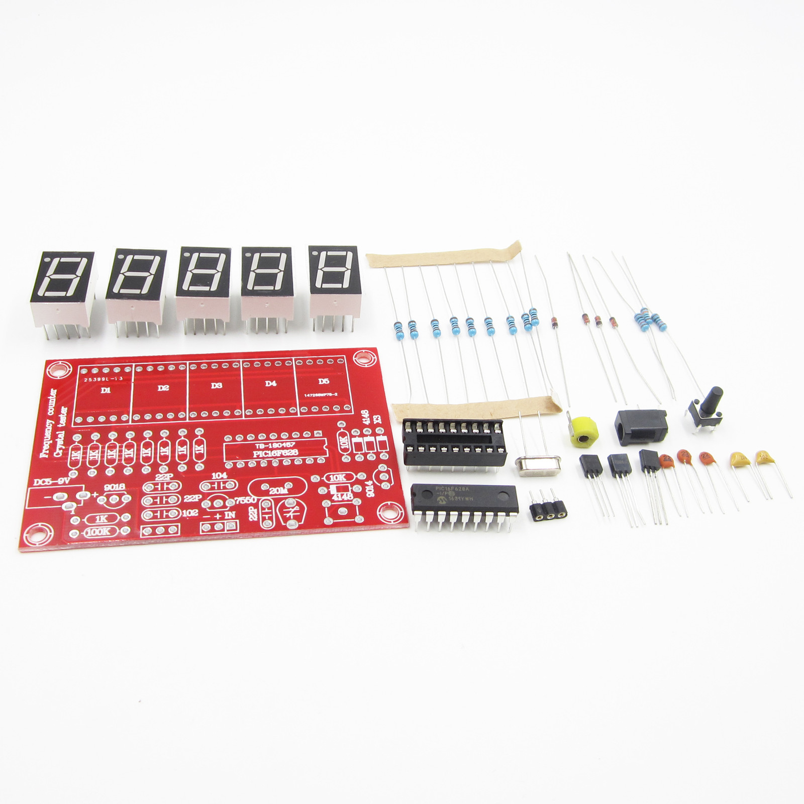 1HZ-50MHz Meter Digital LED Kit DDS Crystal Oscillator Frequency Counter